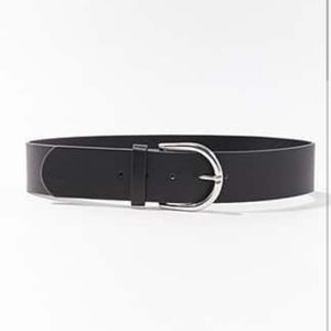 NWT Black Faux Leather Belt
